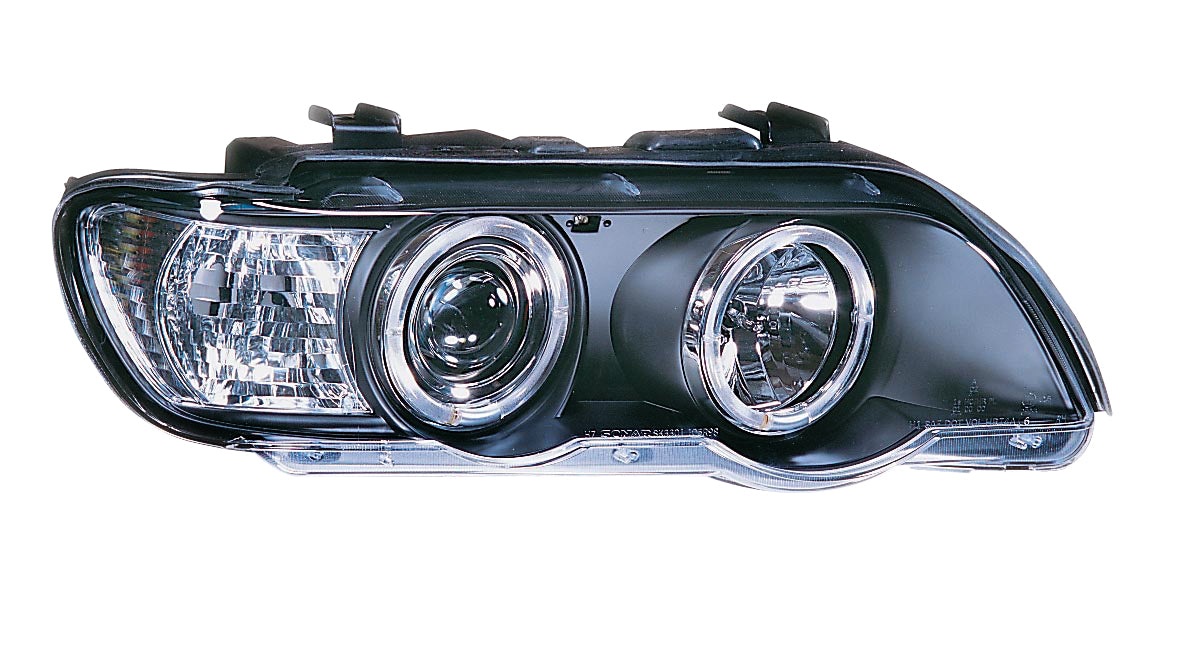 BMW-X5-98-02-Headlights-Set-Black-(Electric)