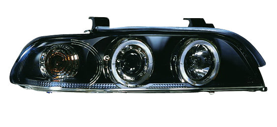 Image of BMW 5 E39 96-03 Headlights Set Black (Electric)
