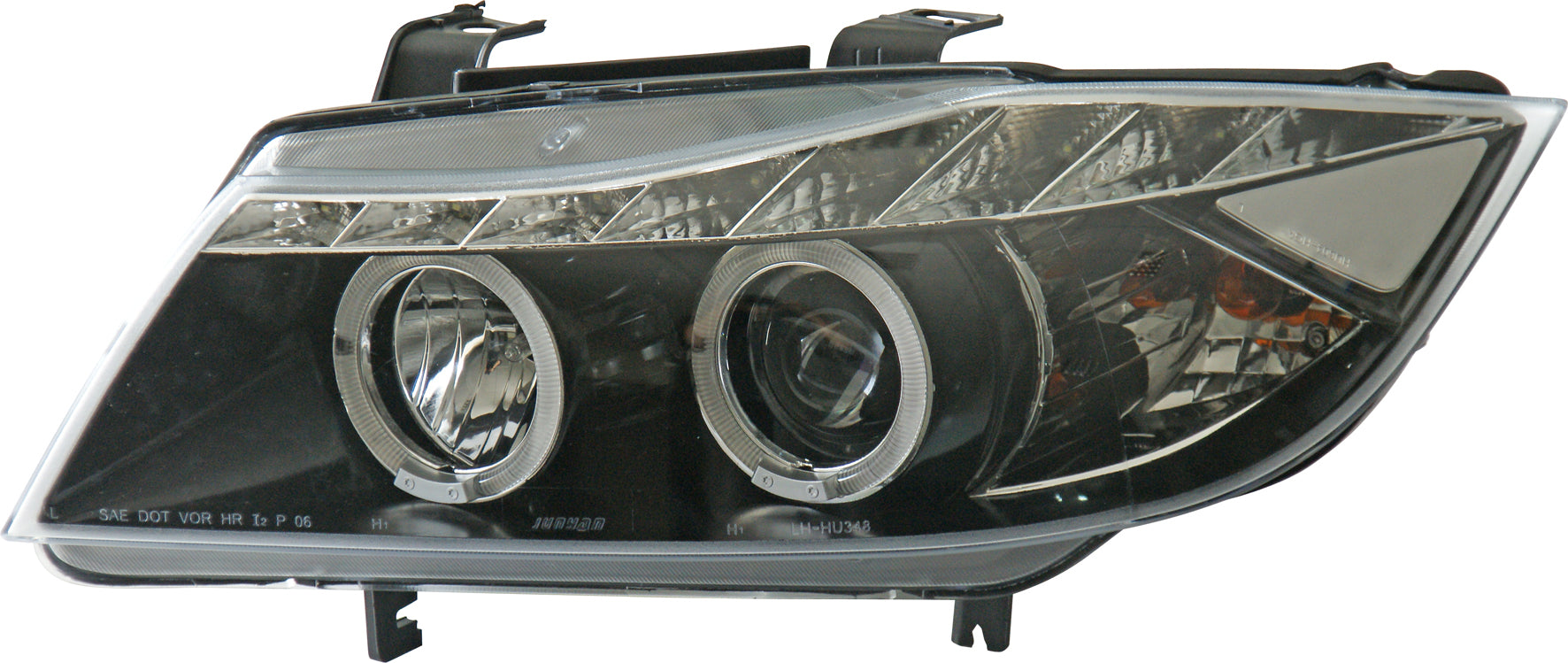 BMW-3-E90-05-08-Headlights-Set-Black