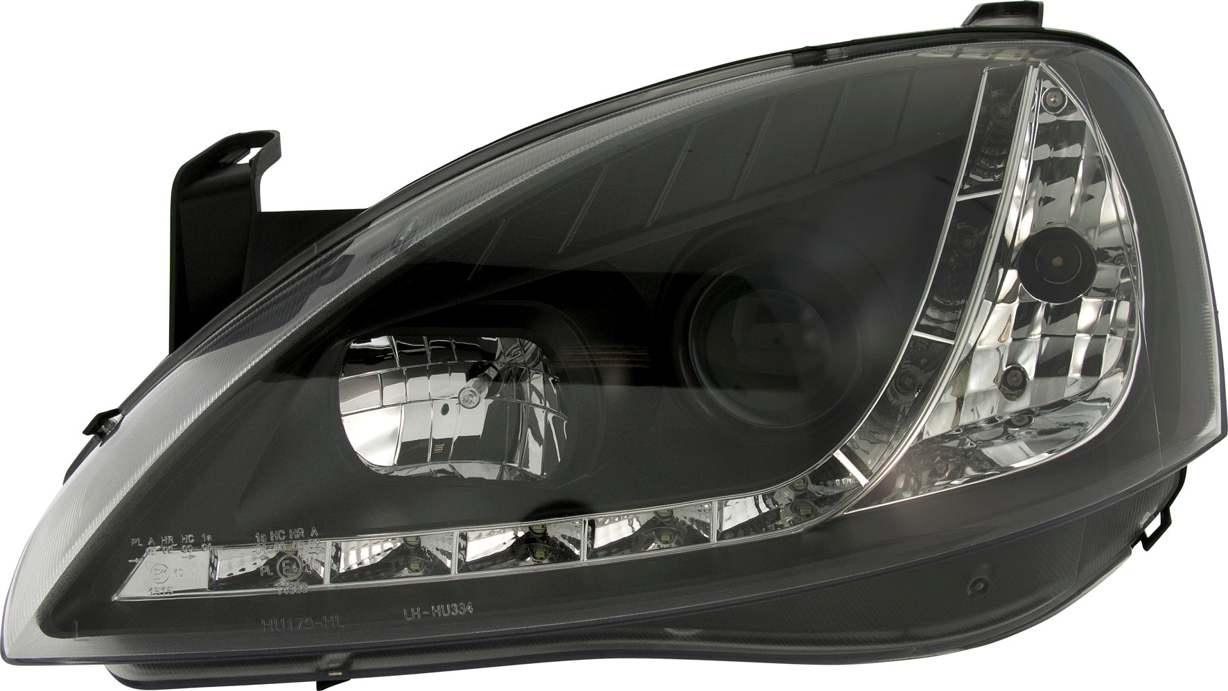 Opel-Corsa-D-06-10-Headlights-Set-Black