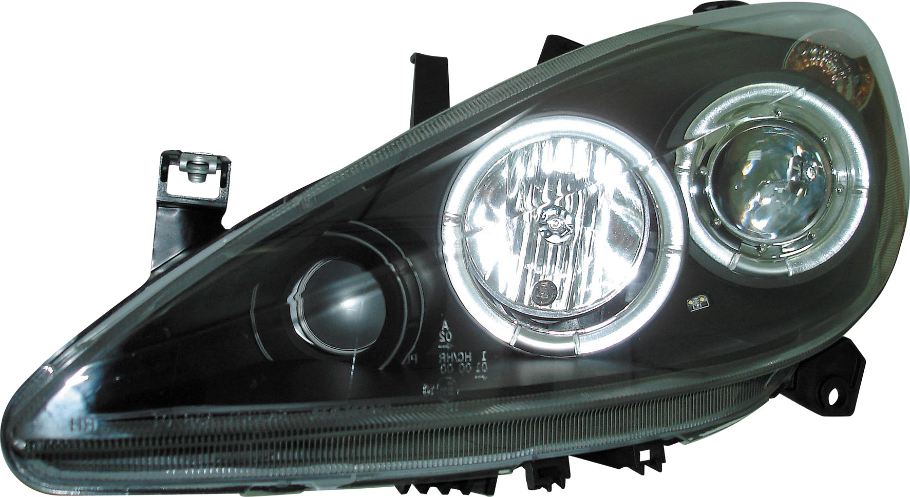 Peugeot-307-01-05-Headlights-Set-Black