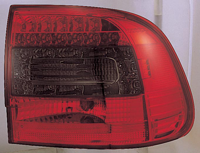 Image of Porsche Cayenne 03-08 LED Taillights Set Red/Smoke