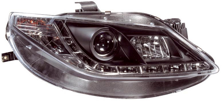 Image of Seat Ibiza 6J 08-12 Koplampenset Zwart