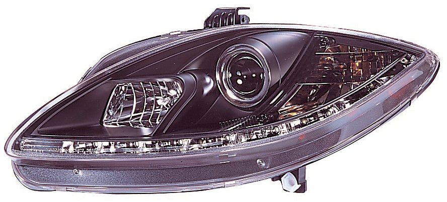 Image of Seat Leon/Altea/Toleda 05+ Headlights Set DRL Black