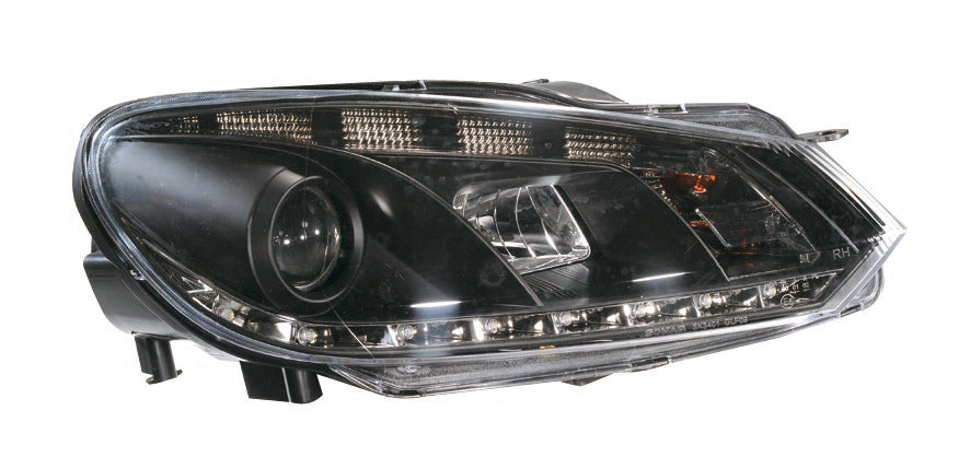VW-Golf-6-Headlights-Set-DRL-Black