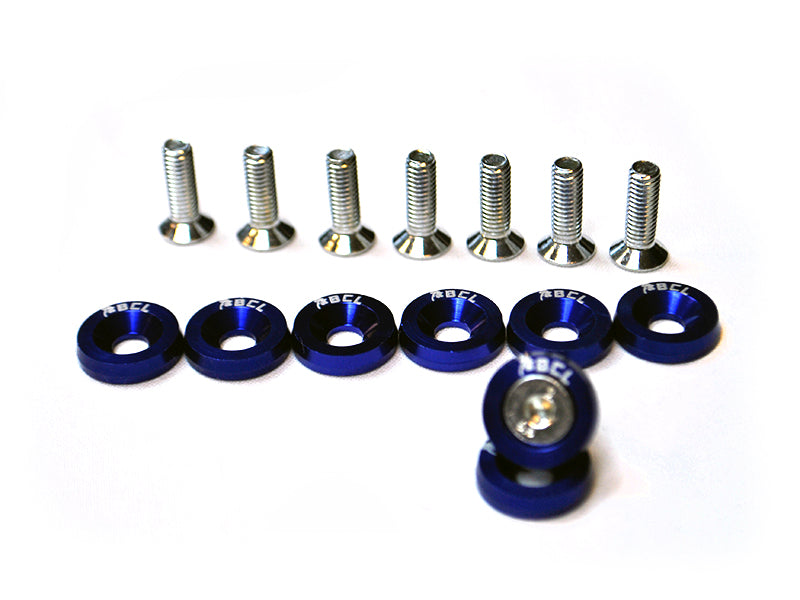Universal-M6x18-Fenders-Washers-BCL-Blue---Set-of-8