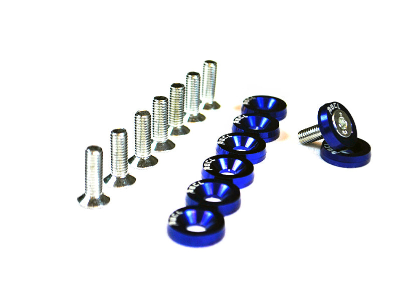 Universal-M6x18-Fenders-Washers-BCL-Blue---Set-of-8