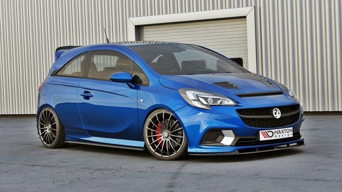 Image of Side Skirts Diffusers Opel Corsa E OPC/VXR - Textured