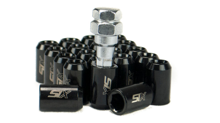 SIX-Performance-STEEL-Lug-Nuts-50mm-12x1.50-Black-V4-20x