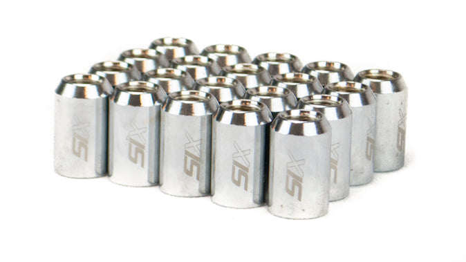 SIX-Performance-STEEL-Lug-Nuts-50mm-12x1.25-Chrome-V4-20x