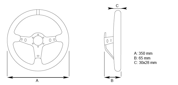 GP-Race-Steering-Wheel-S2000-Carbonlook-350mm-/-65mm
