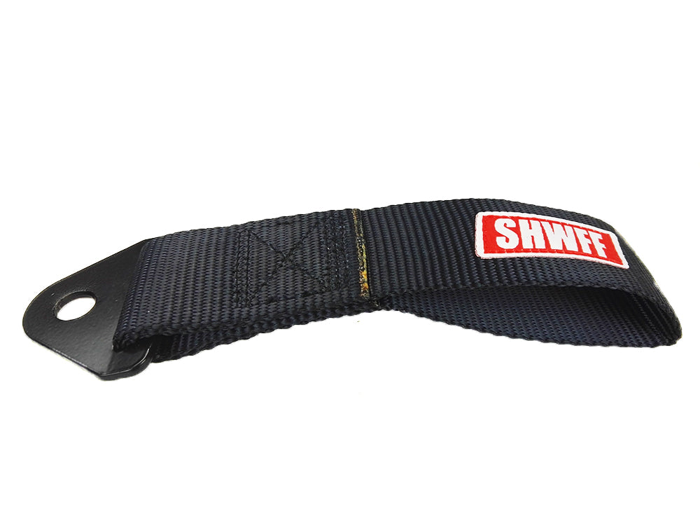 Image of SHWFF Trekhaak/riem 20cm Zwart - FIA goedgekeurd