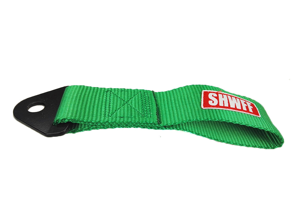 SHWFF Trekhaak/riem 20cm Groen - FIA goedgekeurd