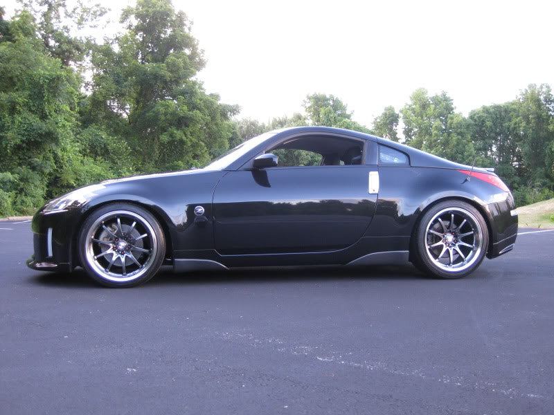 Image of Nissan 350Z 03-08 Urethane Sideskirt Addons L+R [SIX]
