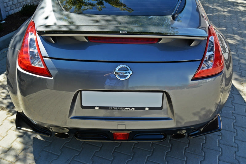 Image of Nissan 370Z 09+ MXT centrale splitter achter ABS glanzend zwart