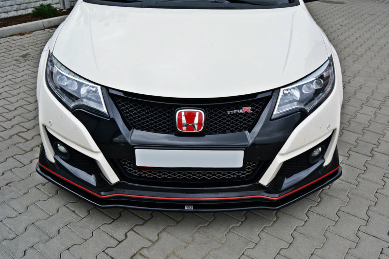 Image of Honda Civic Type R FK2 15+ MXT Voorlip ABS Glanzend Zwart V1