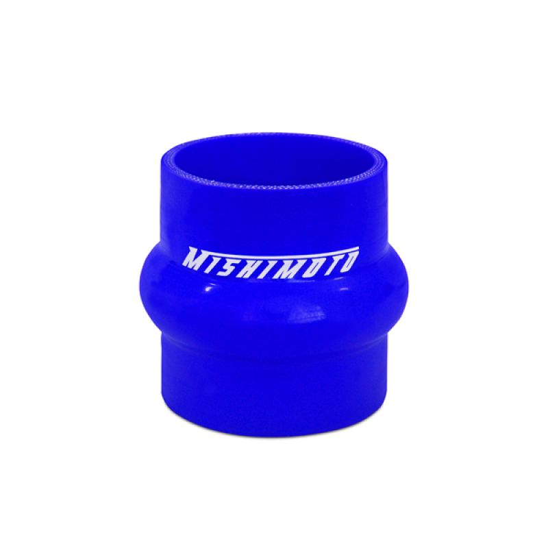 Image of Mishimoto 63.5mm Hump Hose Coupler Blue