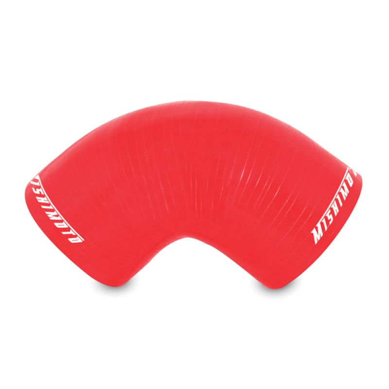 Image of Mishimoto 63.5mm 90 Degree Coupler Red