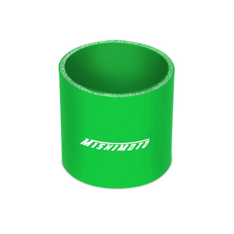 Image of Mishimoto 63.5mm Straight Coupler Green
