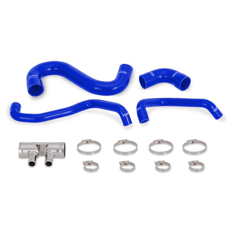 Ford-Mustang-15+-GT-Lower-Radiator-Hose-Blue-Mishimoto