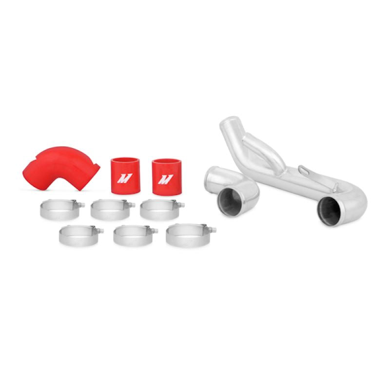 Mitsubishi EVO X Lower Intercooler Pipe Kit Red Mishimoto