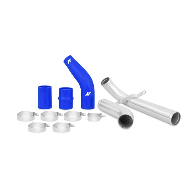 Mitsubishi EVO X Upper Intercooler Pipe Kit Blue Mishimoto
