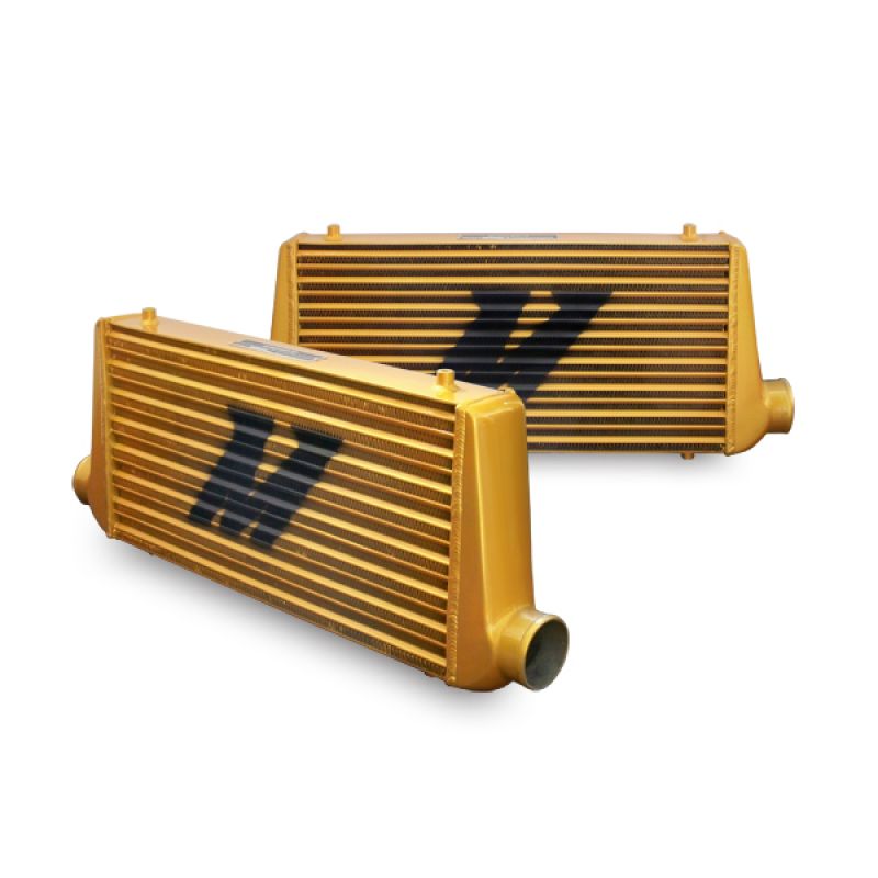 Image of Universal Eat Sleep Race M-Line Intercooler Gold Mishimoto