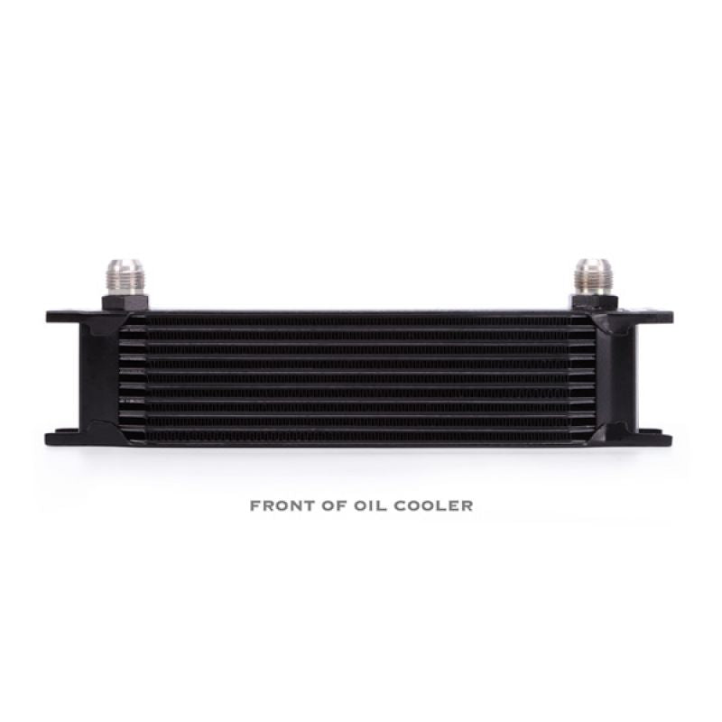 Image of Universal 10 Row Oil Cooler Black Mishimoto