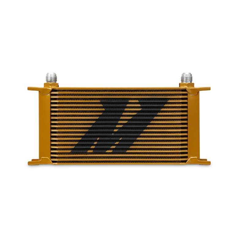 Image of Universal 19 Row Oil Cooler Gold Mishimoto