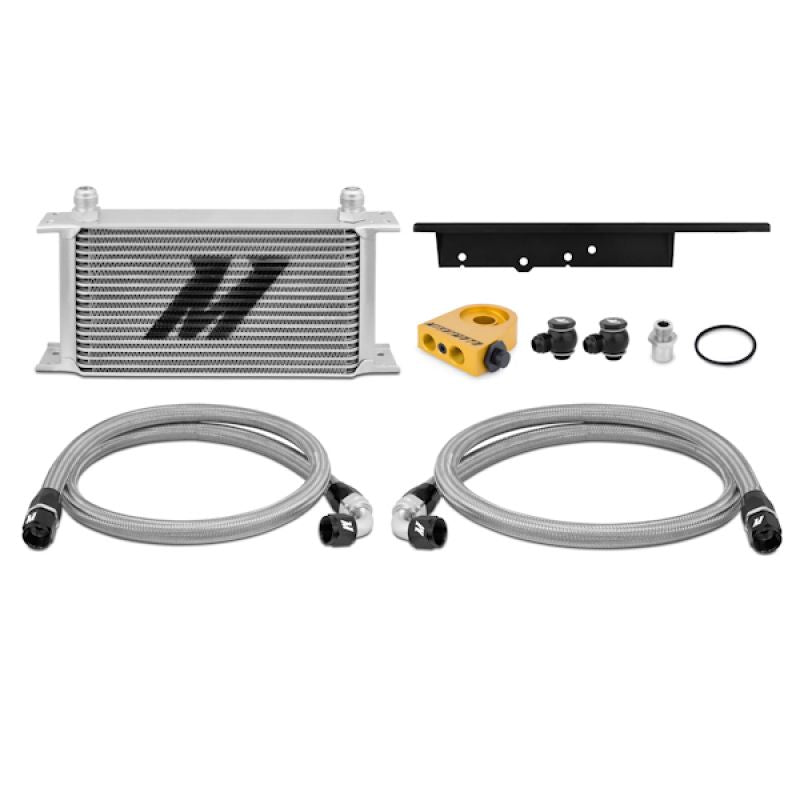 Image of Nissan 350Z 03-09 Oil Cooler Thermostatic Silver Mishimoto