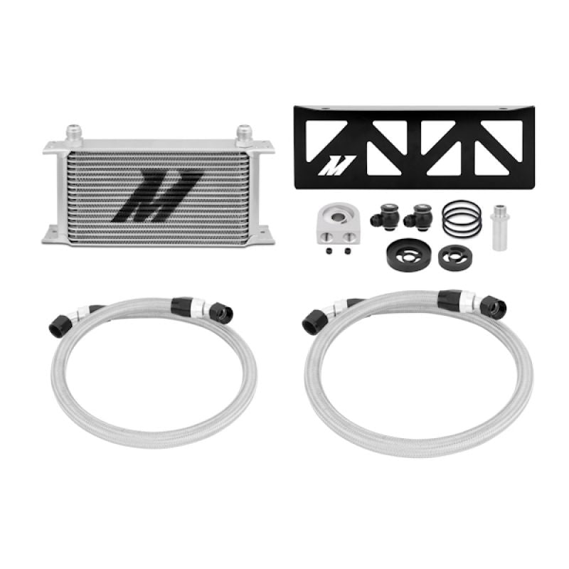 Image of Subaru BRZ / Toyota GT86 Oil Cooler Kit Silver Mishimoto