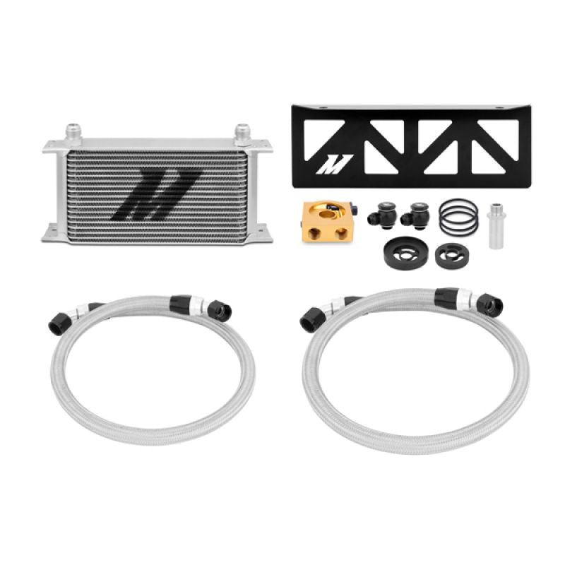 Image of Subaru BRZ / Toyota GT86 Oil Cooler Kit Thermostatic Silver