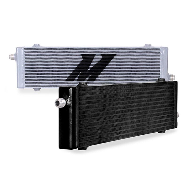Image of Cross Flow Bar & Plate Oil Cooler Large Black Mishimoto