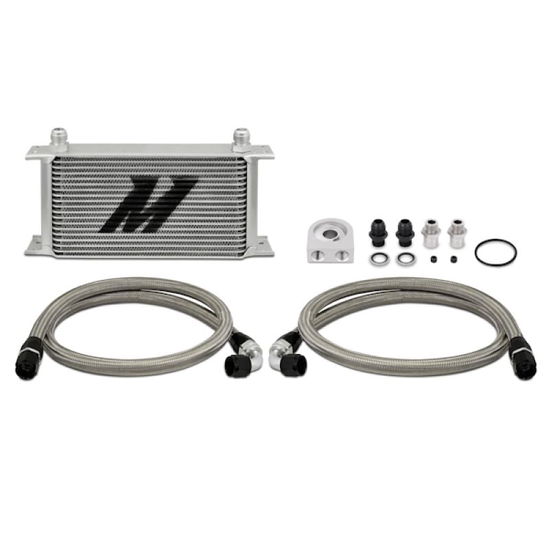 Image of Universal Oil Cooler Kit 19 Row Silver Mishimoto