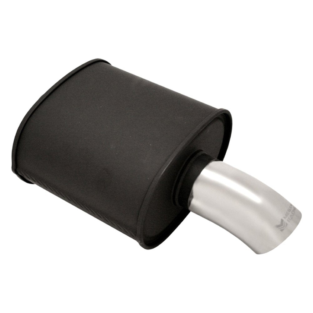 Image of M-FGB 2.5 Inch Megan Racing Uni Muffler Curved 3.5 SS Tip