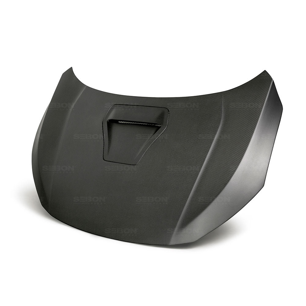 Image of Honda Civic 17+ FK8 Type-R Seibon OEM Dry-Carbon Hood