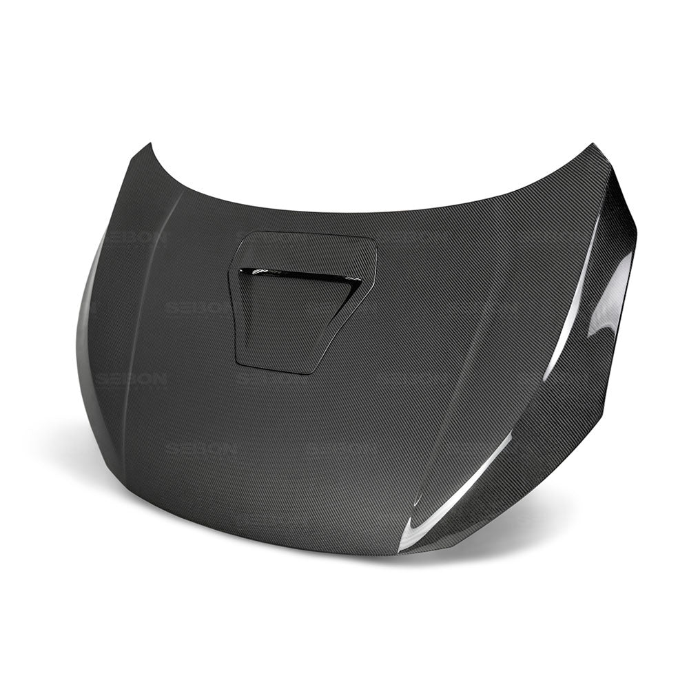 Image of Honda Civic 17+ FK8 Type-R Seibon OEM Carbon Hood