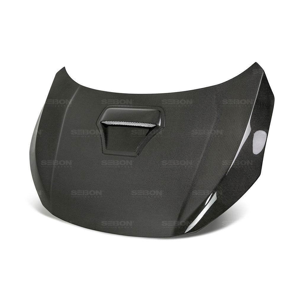 Image of Honda Civic FC/FK 16+ 2/4DR (Not FK8) TR Carbon Hood Seibon