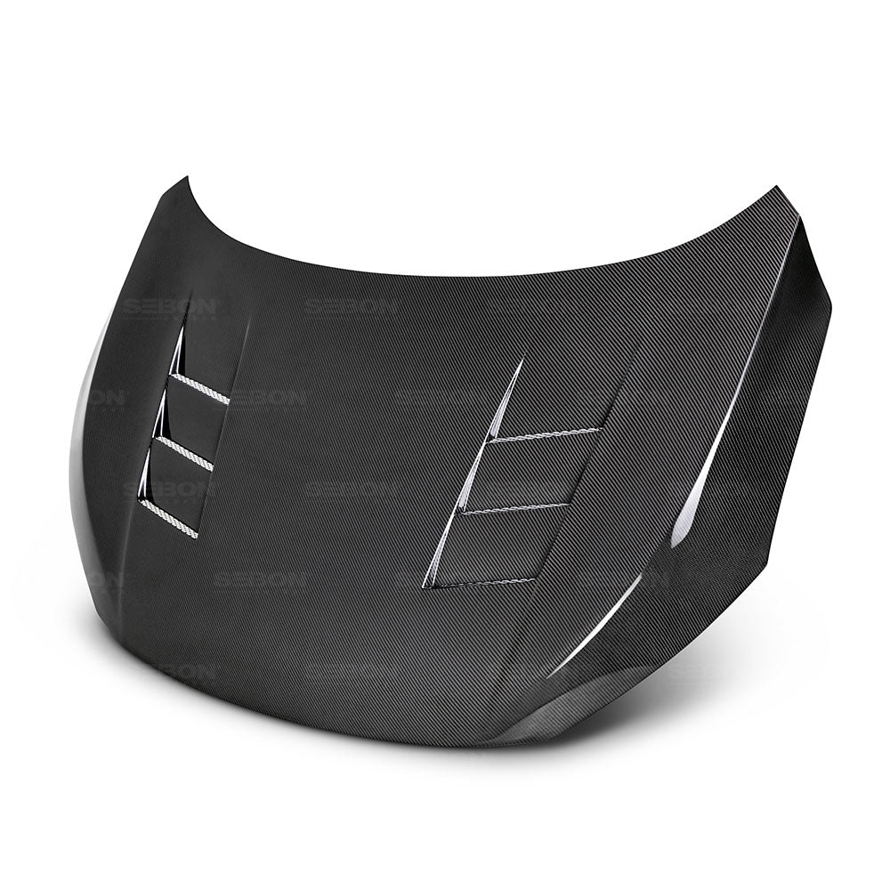 Image of Honda Civic FC/FK 16+ 2/4DR (Not FK8) TS Carbon Hood Seibon