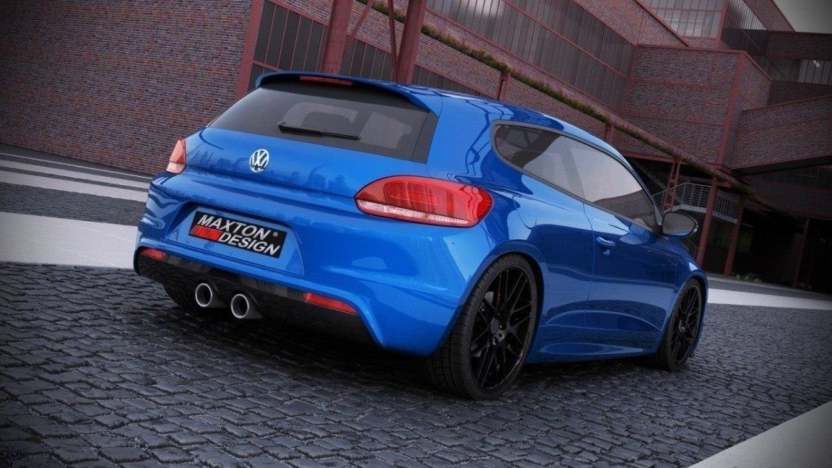 Image of Rear Valance VW Scirocco III R With 2 Exhaust Holes - Primed
