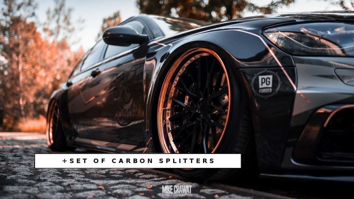 Wide-Body-Audi-S6-C7-Avant-+-Set-Of-Splitters