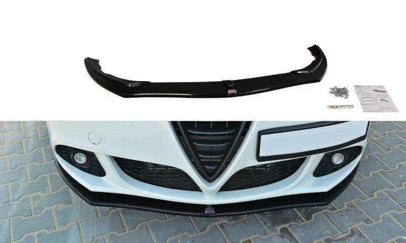 Image of Front Splitter V.1 Alfa Romeo Giulietta - Textured