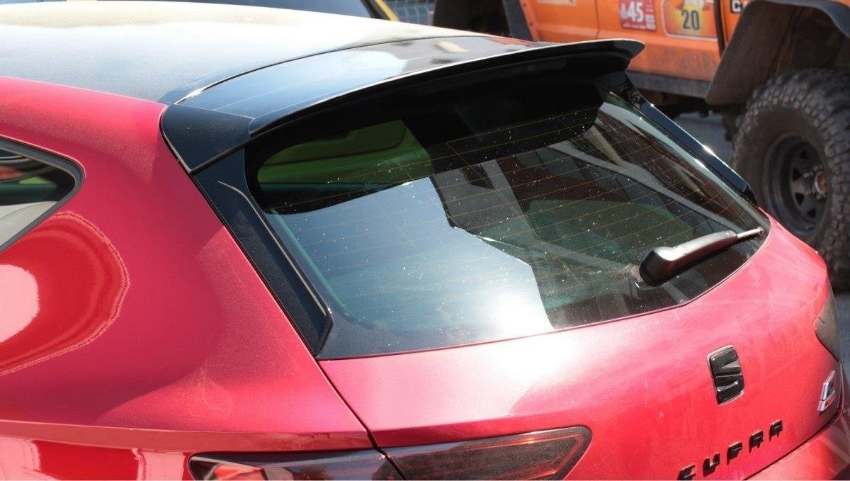 Image of Spoiler Extension Seat Leon MK3 Cupra Facelift - Textured