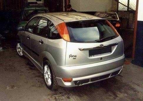 Image of Rear Bumper Extension Ford Focus I HB Preface - Primed