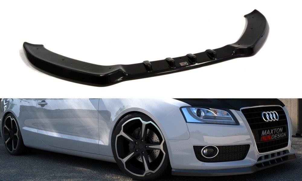 Image of Front Splitter Audi A5 8T - Textured