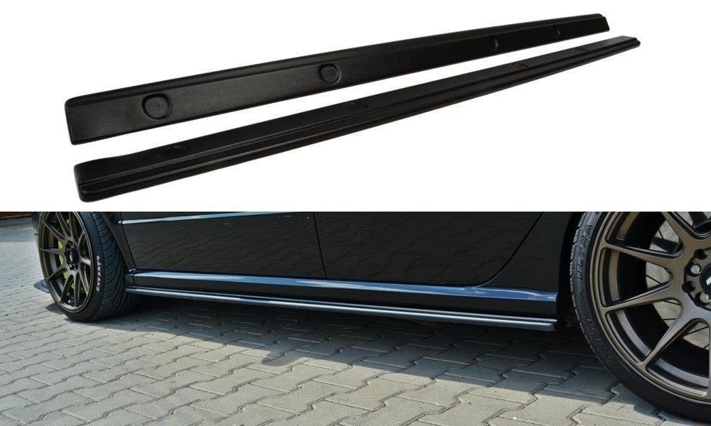 Image of Side Skirts Diffusers Skoda Fabia RS MK1 - Gloss Black