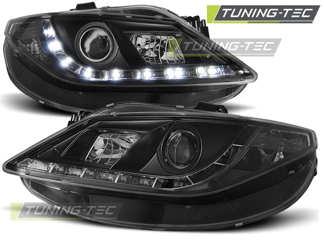 Seat-Ibiza-6J-08-12-Headlights-Daylight-Black