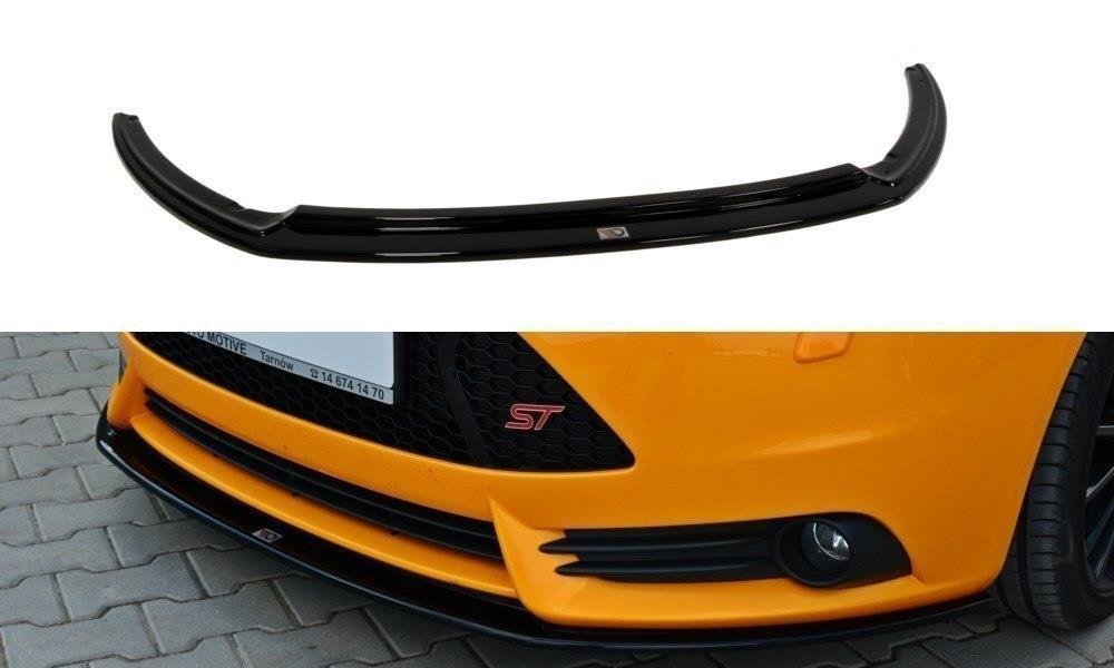 Image of Front Splitter V.2 Ford Focus ST MK3 - Textured