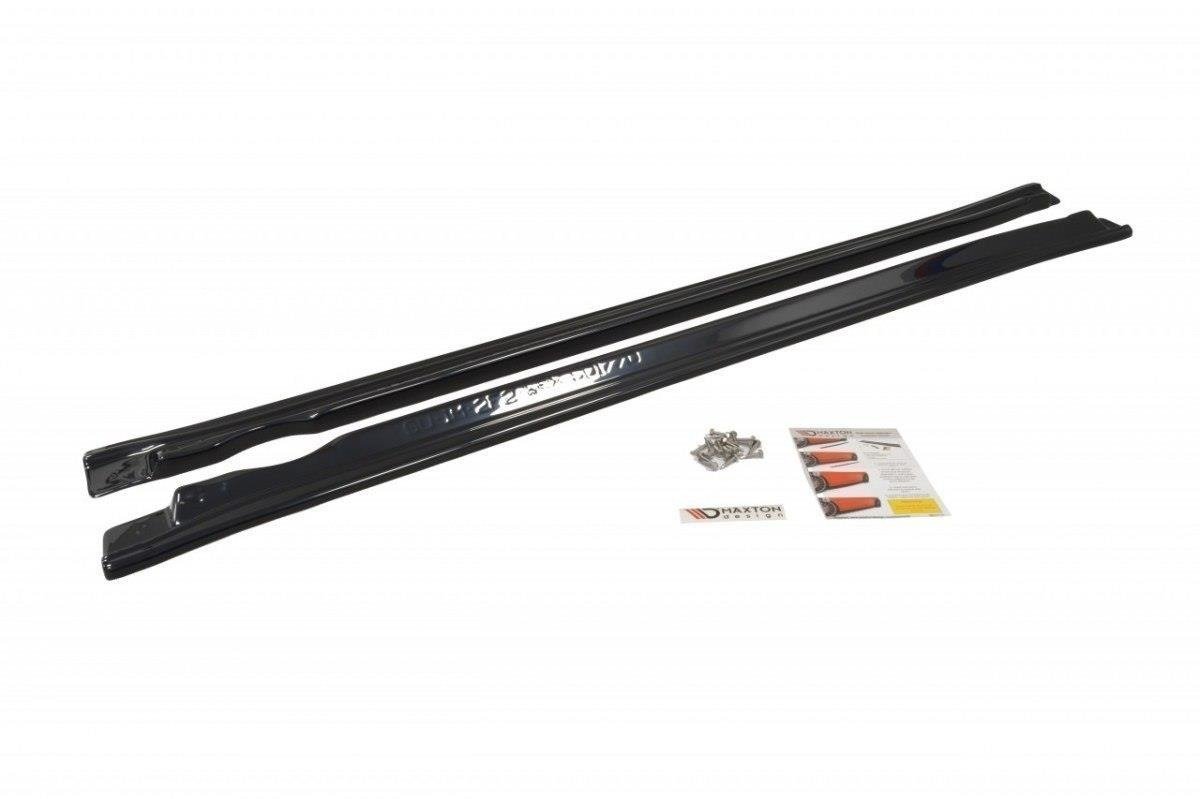 Image of Side Skirts Diffusers Subaru Impreza Ii WRX - Gloss Black