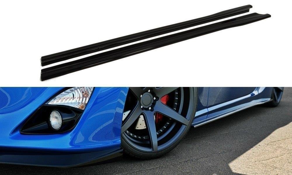 Image of Side Skirts Diffusers Toyota GT86 - Gloss Black